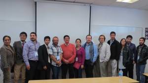 Reunión Satelital de RedLACC en el XXXV Congreso de la SIP (aparecen estudiantes y miembros de la SIP)